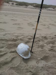 Strandgut - Helm und Stock