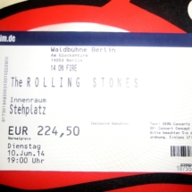 Ticket Berlin 10. Juni 2014